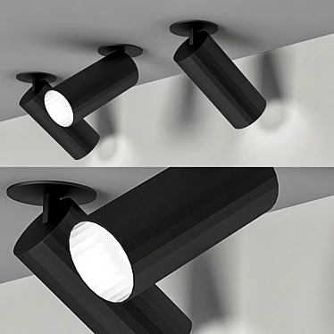 Delta Light Hedra Spotlamp 3D model image 1 