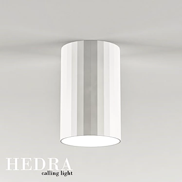 Hedra White - Modern Ceiling Spotlight 3D model image 1 