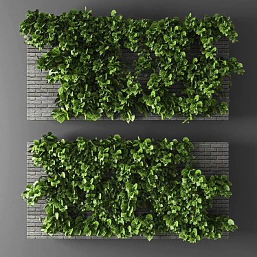 Poly Vertical Garden Kit 3D model image 1 