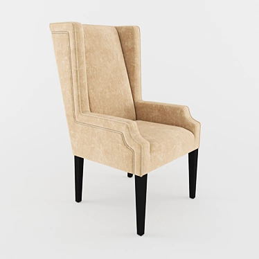 Elegant Eichholtz Chair: Russian Luxury 3D model image 1 