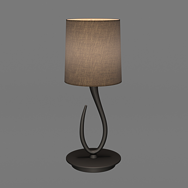 Elegant OM Lua Table Lamp 3D model image 1 