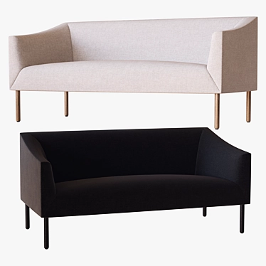 Elegant Bankside Sofa: B&B Italia 3D model image 1 