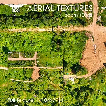 Aerial Landscape Texture 3D model image 1 