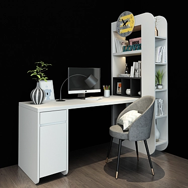 Compact Workstation for Productive Work 3D model image 1 