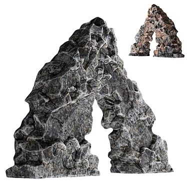 Majestic Rock Sea Arch 3D model image 1 