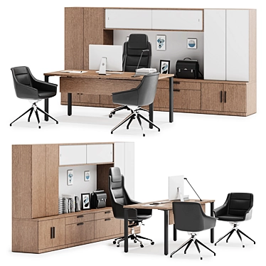 Modernize Your Office with Herman Miller Canvas 3D model image 1 