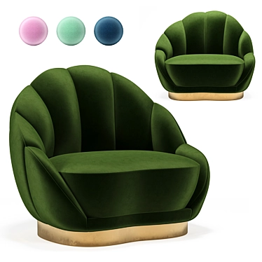 Elegant Olympia Armchair for Modern Homes 3D model image 1 