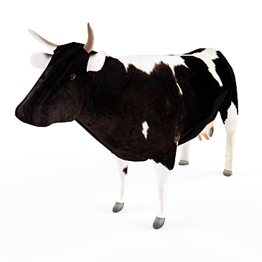 Title: Poly Cow Model - Lowpoly 3D Texture 3D model image 1 