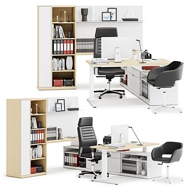 Herman Miller Canvas Office Solution 3D model image 1 