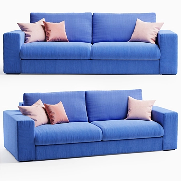 Elegant Grande 2 Seater Sofa by Sofmann 3D model image 1 