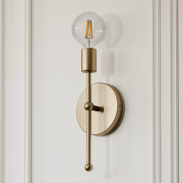 Elegant Bautista Sconce - Illuminate Your Space! 3D model image 1 