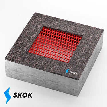 Built-in Skok square trampolines