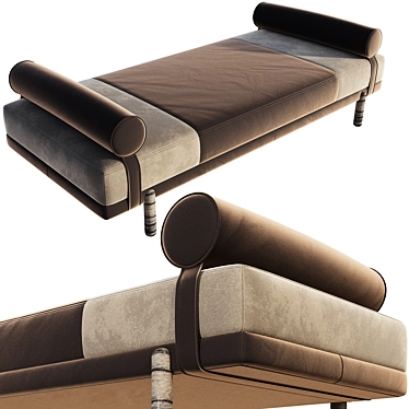 Convertible Daybed: Stylish Seating Solution 3D model image 1 