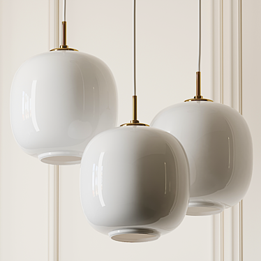 Elegant VL45 Radiohus Pendant | Louis Poulsen 3D model image 1 