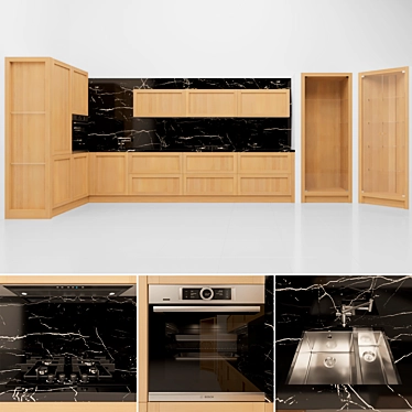 Live Wood 2.6 Kitchen by GD Arredamenti 3D model image 1 