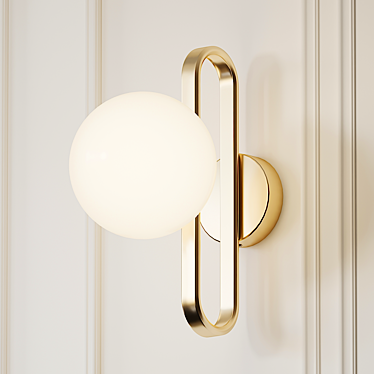 Nordic Amara Wall Lamp - Modern Elegance 3D model image 1 