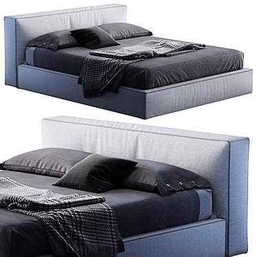 Modern Italian Bed: Fanuli Mark 3D model image 1 