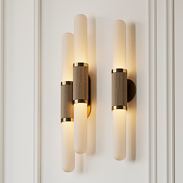 Elegant Scandal Wall Sconce 3D model image 1 