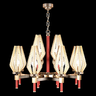 Ethereal Glow Pendant Light 3D model image 1 