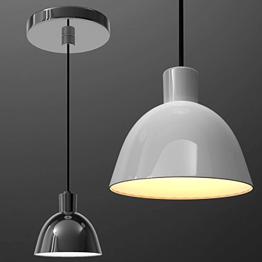 Chroma LED Pendant Light: Modern Elegance 3D model image 1 