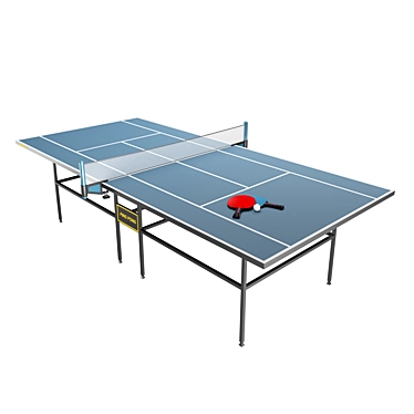 3D Ping Pong: Realistic Table Tennis 3D model image 1 