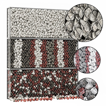 StoneColor Gabion for Landscaping 3D model image 1 