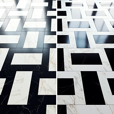 Elegant Marble Tiles: Madique Factory 3D model image 1 