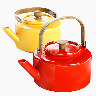 Contemporary Copco Teapot: Functional Elegance 3D model image 1 