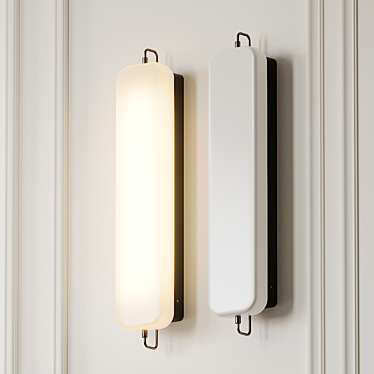 Modern Minimalist Wall Sconce: PARK III 3D model image 1 