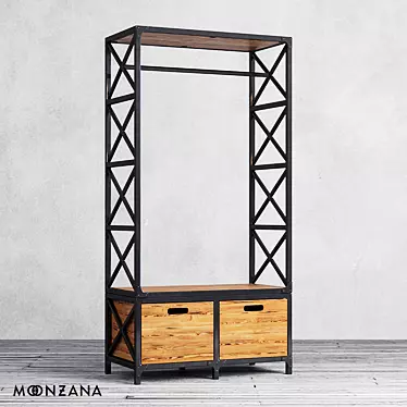 Moonzana Hanging Factor Shelf 3D model image 1 