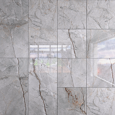 Quest Gray - Yurtbay Seramik: Sleek and Stylish Tiles 3D model image 1 