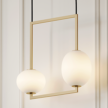 Elegant Ceiling Light: Miro 3D model image 1 