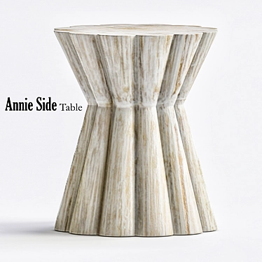 Elegant Resin Annie Side Table 3D model image 1 
