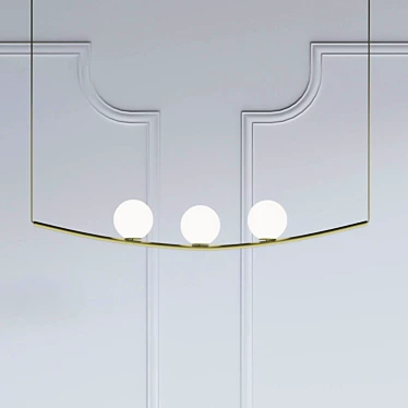 Modern Metal Pendant Luminaires 3D model image 1 