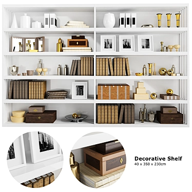 Elegant Wall Shelf for Stylish Décor 3D model image 1 