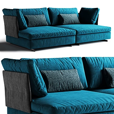 Bonaldo Gossip Fabric Sofa 3D model image 1 
