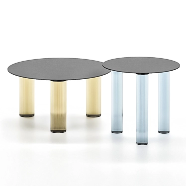 Modern Echino Table: Zanotta 3D model image 1 