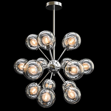 Luxury Ramirez Chandelier Sparkles 3D model image 1 