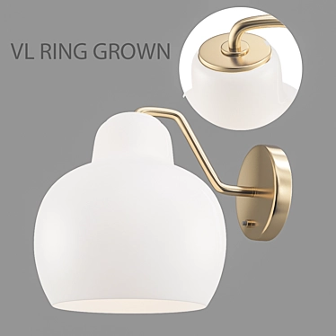 Elegant Vl_Ring_Grown - Vray 3D model image 1 