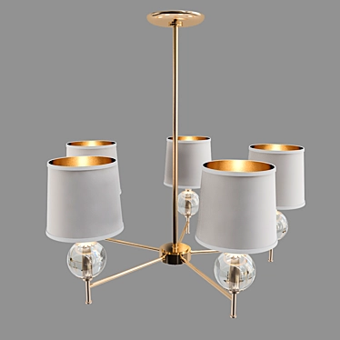 LuminousLatitude Pendant Chandelier 3D model image 1 