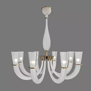 Elegant Veronese Chandeliers 3D model image 1 