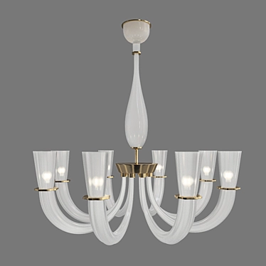 Elegant Veronese Chandeliers: Illuminate Your Space 3D model image 1 