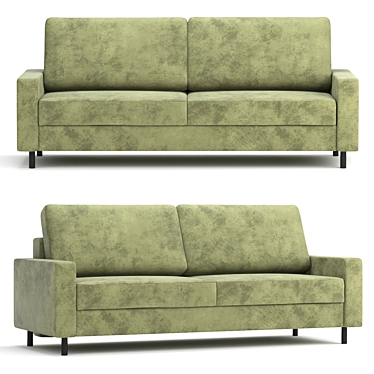 Elsinor Cleopatra Sofa: Luxury and Elegance for Your Home 3D model image 1 