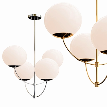 Elegant Carrie Chandelier | Stylish Lighting 3D model image 1 