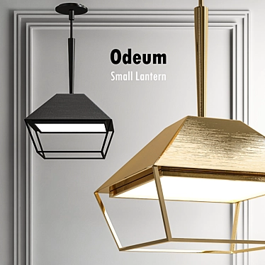 Elegant Odeum Lantern 3D model image 1 