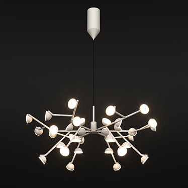 Modern OM Chandelier - ADN 6260 3D model image 1 