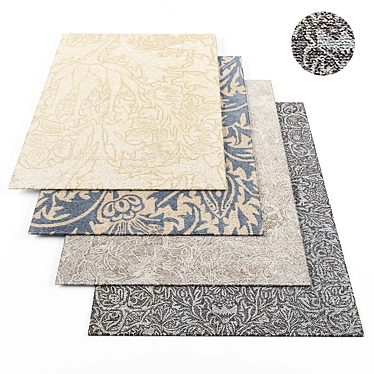 William Morris Co. Rugs: Timeless Design 3D model image 1 