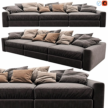 Ultra Comfort Flexform Beauty Sofa 3D model image 1 
