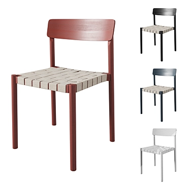 &Tradition Betty TK1 Chair: Modern Elegance in 4 Stylish Finishes 3D model image 1 