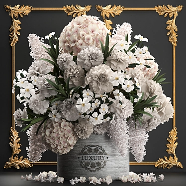 Luxury Spring Flower Bouquet 3D model image 1 